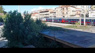 Intercity notte Milano CentraleSiracusa in arrivo alla stazione di Battipaglia [upl. by Broida741]