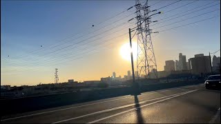 Famous LA bridge 1 Day before the World Series 2024 shorts losangeles worldseries dodgers [upl. by Jeffry]