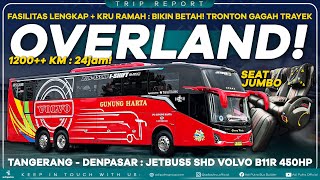 Rekomendasi Bus Tangerang  Jakarta  Denpasar Bali  PO Gunung Harta Jetbus5 SHD VOLVO B11R EURO 5 [upl. by Fechter]