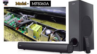 CREATIVE MF8360 160 watt sound bar POWER STANDBY PROBLEM how to easily repairing process [upl. by Sayer]