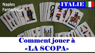 La SCOPA 🇮🇹 JEU de CARTES ITALIEN [upl. by Rhoads]