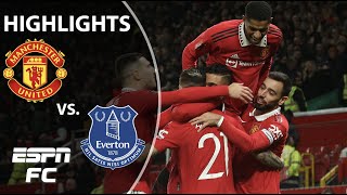 TENSE MATCHUP Manchester United vs Everton 🔥  FA Cup Highlights  ESPN FC [upl. by Juliane]