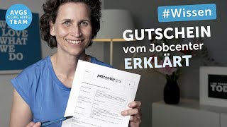 AVGS Gutschein des Jobcenters verstehen 🥇 AVGSWissen  Jobcoaching amp Gründungscoaching [upl. by Salli349]