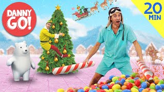 Winter Dance Party Mix 🎄🎁 🍭  Christmas Dance Compilation  Danny Go Holiday Songs for Kids [upl. by Hamilah26]