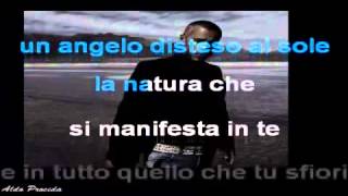 Eros Ramazzotti Un angelo disteso al sole Karaoke con cori [upl. by Norit]