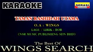 Wings  Taman Rashida Utama KARAOKE [upl. by Topliffe]