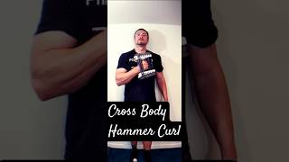 Biceps Exercise at Home  Cross Body Hammer Curl biceps armworkout [upl. by Lareena]