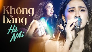 Không Bằng  Hà Nhi  Official Music Video  Mây Sài Gòn [upl. by Melina]