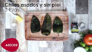 Chiles Rellenos De Pollo En Frío Escosa Escosa de Buen Sabor [upl. by Grunenwald]