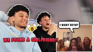 WE TRIED TO FIND GIRLFRIENDS ON OMEGLE [upl. by Osicran]