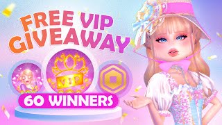 GET FREE VIP In DRESS To IMPRESS ROBLOX [upl. by Itsirc]