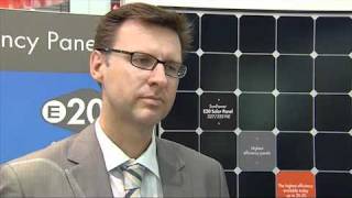 SunPower introduces worlds most powerful solar module at Intersolar EU 2011 [upl. by Naitsirhk]