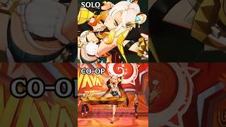 Xilonen vs All Geo Characters  Solo vs CoOp Burst genshinimpact shorts [upl. by Dercy]