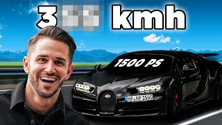 1500PS Bugatti Chiron Sport  3xx kmh auf der Autobahn 🤯 [upl. by Ennayoj98]