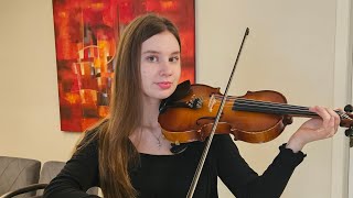 Accolay Concerto No 1 em Lá menor  Violino por Maria Eduarda Bergel [upl. by Kiona65]