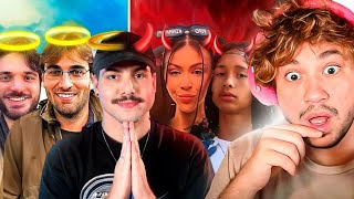 YouTubers Mais Simpáticos VS Influencers Mais Detestados  React T3ddy [upl. by Seabrooke]