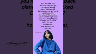 Lisa hylt English rap lisa lyrics shorts fpyシ viral hylt [upl. by Chuu]