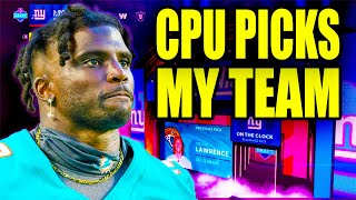 Madden Fantasy Draft BUT The CPU Drafts My Team [upl. by Lello]