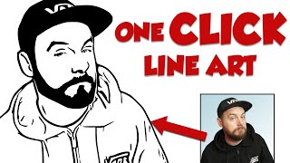 How to Get Amazing Vector Line Art  With Just One Click [upl. by Schou]