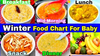 Winter Food Chart For Baby 14 Years  Baby Food Recipes For 14 Years  Healthy Food Bites [upl. by Idola212]