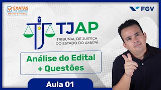 Concurso TJ AP  Análise do Edital  Questões Aula 01 [upl. by Tinaret]