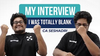 CA INTERVIEW  HOW TO DEAL WITH IT  MY STORY [upl. by Ltsyrk]