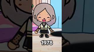 Super model girl in 2024 vs 1978 Pls watch tocaboca tocalifeworld toca tocalife [upl. by Anyek955]