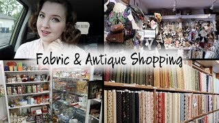 Fabric Shopping amp Antiquing in Adamstown  Vlog [upl. by Chiquita912]