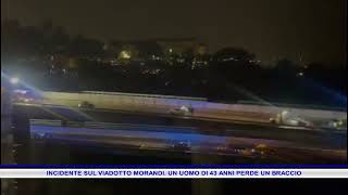 INCIDENTE SUL VIADOTTO MORANDI UN UOMO DI 43 ANNI PERDE UN BRACCIO [upl. by Lirpa959]