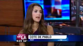 NCIS´ Cote de Pablo on Good Day LA November 16th 2010 [upl. by Mencher253]