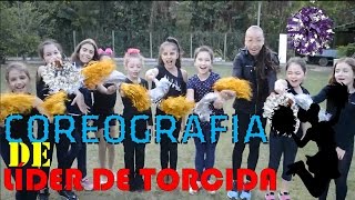 COREOGRAFIA DE LIDER DE TORCIDA COM POMPOM  GIGI DAVILA [upl. by Alcina398]