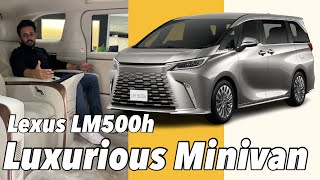 Back Seat of Most Luxury Minivan Lexus LM500h  Review and Price in Japan [upl. by Medin]