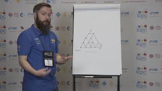 2018 ICPC Solution Video Problem I Triangles [upl. by Seyer]