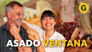 ASADO VENTANA 🥩 el CORTE de CARNE MÁS DELICIOSO por Christian Petersen  El Gourmet [upl. by Nollie]