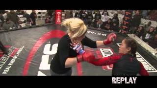 Ilima Macfarlane 00 vs Katie Castro 03 XFS Hurricane January 17 2015 [upl. by Phaedra]