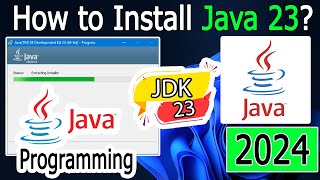 How to Install Java 23 on Windows 1011  2024 Update  JAVAHOME JDK Step by Step Installation [upl. by Nolava]