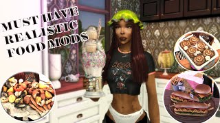 Sims 4 Mods For Realistc Gameplay Food [upl. by Idnyl]