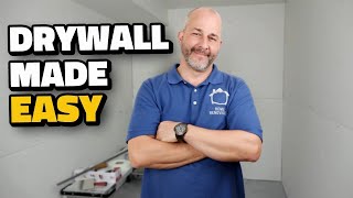 DIY Drywall Finishing  18 Tips and Tricks [upl. by Noyr]