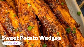 Sweet Potato Wedges Recipe Healthy Appetizer [upl. by Emmie]