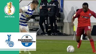 MSV Duisburg vs SC Paderborn 13  Highlights  DFBPokal 201819  Round of 16 [upl. by Notsniw487]