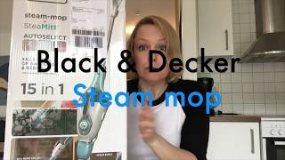 Hanna testar Black amp Decker Steam mop  del 1 [upl. by Chipman]