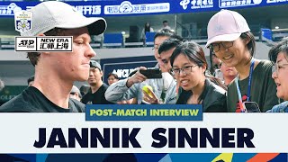 quotI Felt Quite Comfortable Todayquot  Jannik Sinner Reacts To Victory Over Taro Daniel [upl. by Nimajeb65]