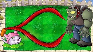 99999 Cattail vs Squash vs 99 Gargantuar  Plants vs Zombies Hack [upl. by Enneyehs]