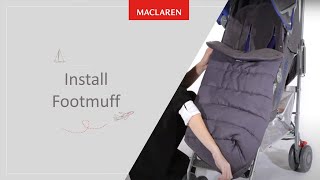 How to install Footmuff on your stroller [upl. by Darken17]