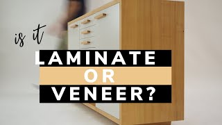 How to tell the difference between laminate and veneer Furniture Flippers NEED to know this [upl. by Etoile]