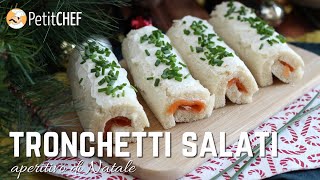 Tronchetti salati  Ricette aperitivo per Natale [upl. by Yecnahc]