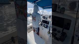 Offshore fishing South Florida 18’ Center Console Boat florida fishing offshore shorts [upl. by Lindberg]