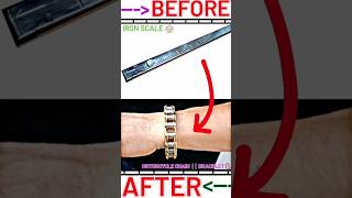 RESTORATION A IRON SCALE ⚖️ CONVERT ♻️ INTO MOTORCYCLE 🏍️CHAIN⛓️BRACELET📿😰 shorts like yt views [upl. by Sidonia]