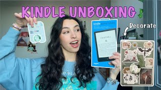 I bought the new Kindle Paperwhite  📚💕 unboxing review amp decorating [upl. by Aliber258]