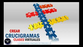 🚨Crear Crucigrama on line para Clases Virtuales‼️ Ejemplo [upl. by Obelia]